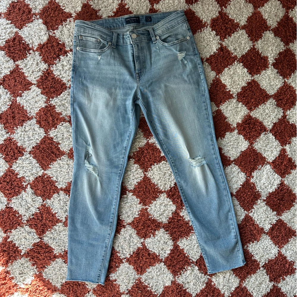 lucky brand Stella skinny ankle jeans